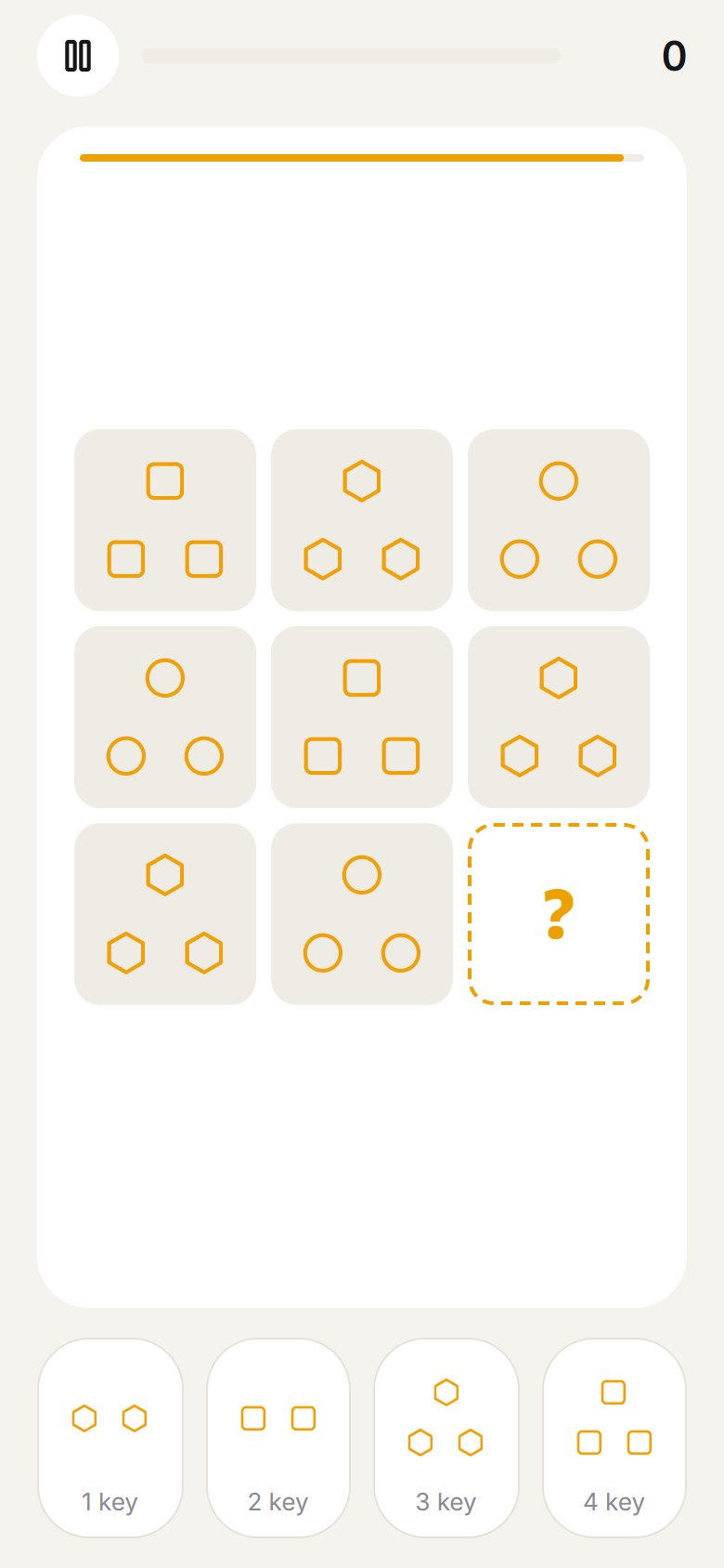 A Mindym brain game in progress